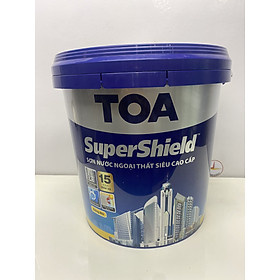 Sơn nước siêu cao cấp Toa SuperShield ngoại thất màu xám 8257_15L