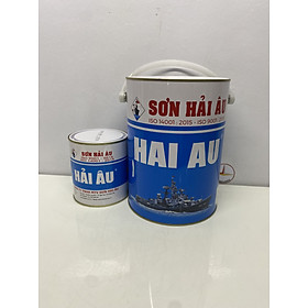 Sơn Epoxy Hải Âu màu xanh ngọc EP262 5L/Bộ