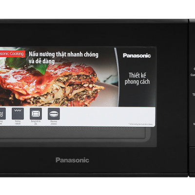 Lò vi sóng có nướng Panasonic NN-GM24JBYUE - Dung tích 20L, Công suất 800W - 1000W, Chức năng đa dạng : nấu, hâm nóng, rã đông, nướng, Núm xoay dễ sử dụng - Hàng chính hãng - Bảo Hành Chính Hãng 12 tháng