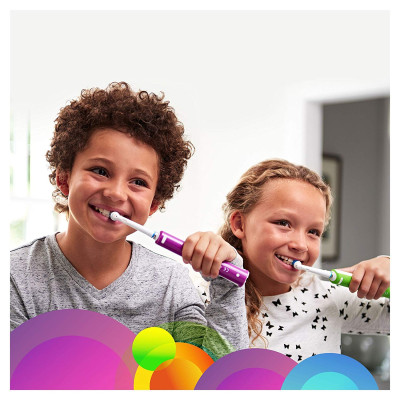 Cho máy Oral-B Braun, Bộ 4 đầu bàn chải đánh răng điện - Trẻ em, cho mọi loại máy - EB10A