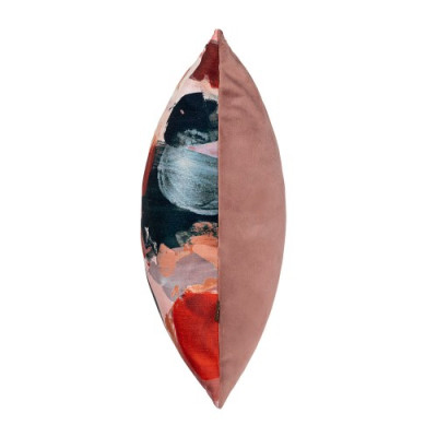 SCATTER BOX Vỏ Gối Cao Cấp nhập khẩu Ireland Anh Quốc JAGER màu NAVY/PINK kích thước 45x45 cm phong cách cổ điển