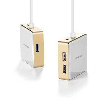 Ugreen UG30441US183TK Bộ chuyển đổi TYPE C sang 1 USB 3.0 + 2 USB 2.0 + HDMI + hỗ trợ nguồn TYPE C - HÀNG CHÍNH HÃNG