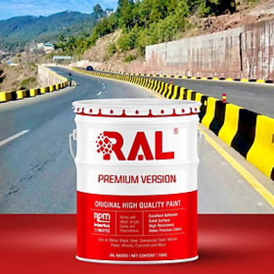 Sơn bó vỉa phản quang Alkyd nhanh khô RAL RASIDE RAPID REFLECTIVE - 5KG