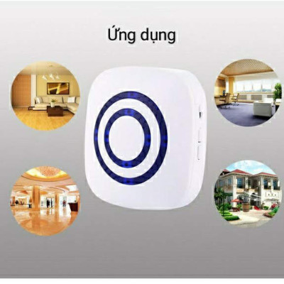 Chuông báo khách kết hợp báo trộm không dây 38 kiểu chuông YF0256 - 1 Mắt 1 Chuông