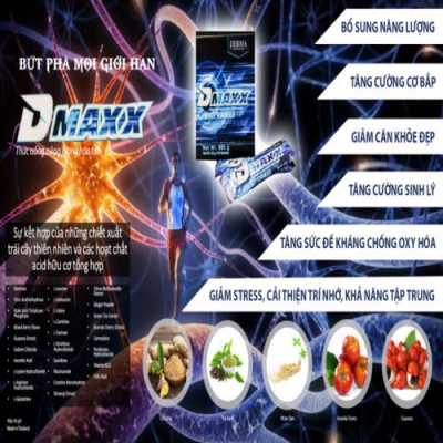 DMAXX thức uống bổ sung vitamin năng lượng có đường DAMODE 58 gói màu xanh mỗi gói 22gr