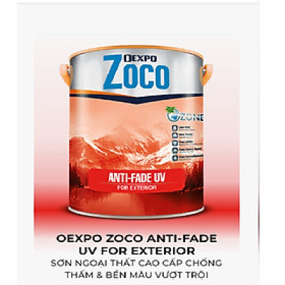 OEXPO ZOCO ANTI-FADE UV FOR EXTERIOR – SƠN NGOẠI THẤT CAO CẤP CHỐNG THẤM & BỀN MÀU VƯỢT TRỘI- OZ 86069