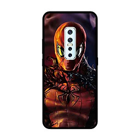 Ốp Lưng in cho Vivo V17 Pro Mẫu Người Nhện Cầm Khiên - Hàng Chính Hãng