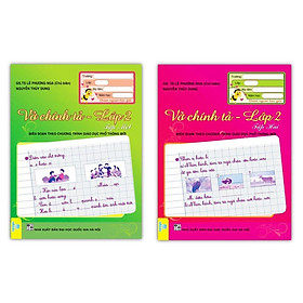Sách - Combo Vở chính tả lớp 2 - ( tập 1 + tập 2 )