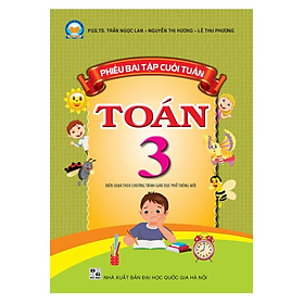 Sách Phiếu bài tập cuối tuần Toán 3