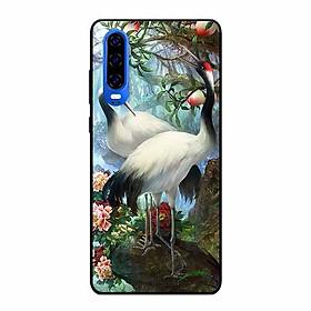 Ốp lưng in cho Huawei P30 Cặp Đôi Hạc