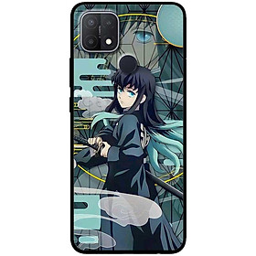 Ốp lưng cho Oppo A15 - A15S - A17 - A17K - A57 4G - A94 5G - A95 5G - Anime Cô Gái Tóc Đen Xanh - Hàng Chính Hãng