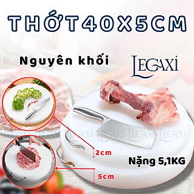 Thớt Nhựa 40x5cm Có Quai Xách, Nhựa PE Nguyên Khối Kháng Khuẩn Cắt Thịt Rau Củ Cho Gia Đình Nhà Hàng