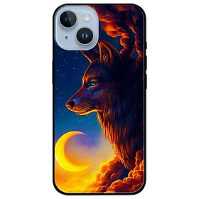 Ốp lưng dành cho Iphone 14 - Iphone 14 Plus - Iphone 14 Pro - Iphone 14 Pro Max - Sói Và Mặt Trăng