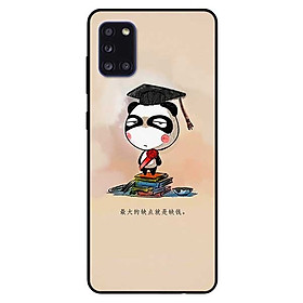 Ốp lưng dành cho Samsung Galaxy A31 mẫu Gấu Trúc Tốt Nghiệp