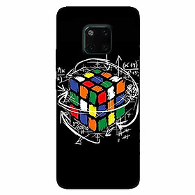 Ốp lưng in cho Huawei Mate 20 Pro Rubik Toán Học