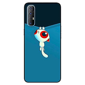Ốp lưng dành cho Oppo Reno 3 Pro mẫu Mèo Cầu Cứu