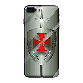 Ốp kính cường lực cho iPhone 8 Plus huy hiệu 2 - Hàng chính hãng