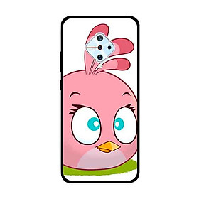 Ốp Lưng in cho Vivo S1 Pro/ Vivo V17 Mẫu Chim Nền Hồng - Hàng Chính Hãng