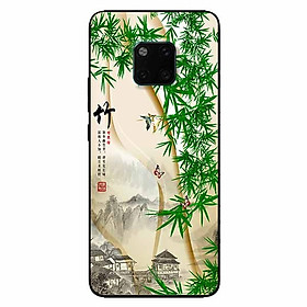 Ốp lưng in cho Huawei Mate 20 Pro Tranh Làng Tre
