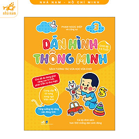 Sách - Tương tác vừa học vừa chơi - Dán hình thông minh (4 cuốn) (Nhã Nam HCM)