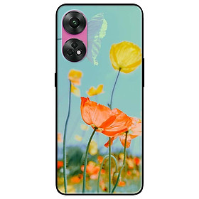Ốp lưng dành cho Oppo Reno 8T 4G - Reno 8T 5G - Reno 10 5G - Reno 10 Pro 5G - Hoa Nắng Xanh - Hàng Chính Hãng
