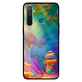 Ốp Lưng in cho Realme 5 Pro / Realme Q Mẫu Thuyền Đáy Biển - Hàng Chính Hãng