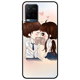 Ốp lưng dành cho Vivo Y21 - Vivo Y21s mẫu Anime Học Sinh Hôn
