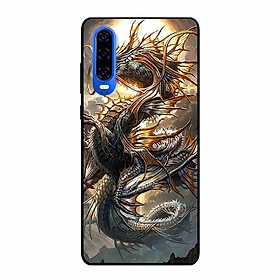 Ốp lưng in cho Huawei P30 Rồng Trăng