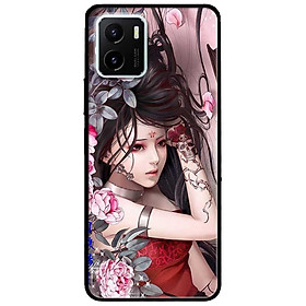 Ốp lưng dành cho Vivo V23 5G / S12 - Vivo Y15s / Y15A - Cô Gái Mẫu Đơn