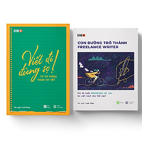 Combo Sách Hay Về Kinh Tế Đáng Đọc-VIẾT RA TIỀN (VIẾT ĐI ĐỪNG SỢ + FREELANCE WRITER)