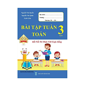 Sách - Bài Tập Tuần Toán 3 - Tập 2 - Kết Nối Tri Thức Với Cuộc Sống