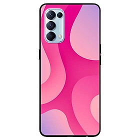 Ốp lưng dành cho Oppo Reno 5 mẫu Họa Tiết Đỏ Cam