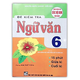 Sách - Đề kiểm tra ngữ văn 6