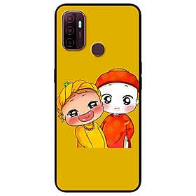 Ốp lưng dành cho Oppo A53 mẫu Quỳnh và Cải
