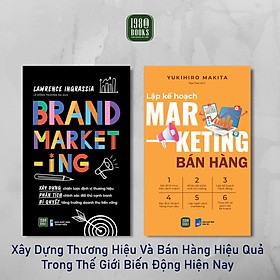 Combo Sách - Brand Marketing + Lập Kế Hoạch Marketing Bán Hàng