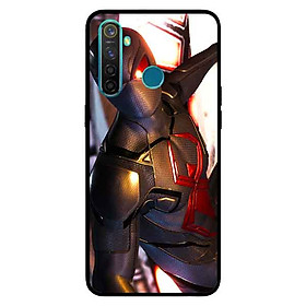Ốp Lưng in cho Realme 5 Pro / Realme Q Mẫu Người Nhện Đen - Hàng Chính Hãng
