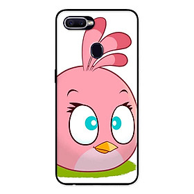 Ốp Lưng in cho Realme 2 Pro Mẫu Chim Nền Hồng - Hàng Chính Hãng