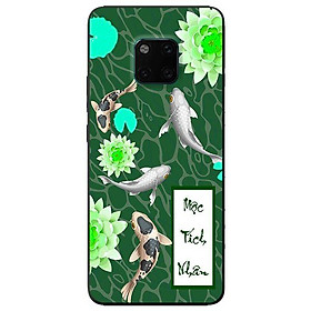 Ốp in cho Huawei Mate 20 Pro Cá Koi Mộc - Hàng chính hãng
