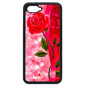 Ốp lưng cho Oppo A3s NỀN HOA HỒNG 1 - Hàng chính hãng
