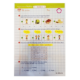 Sách - Phiếu bài tập cuối tuần môn tiếng anh 3 ( Biên soạn theo chương trình GDPT mới )