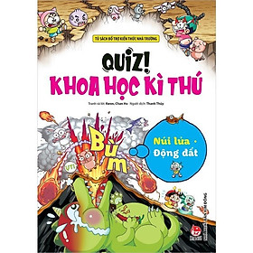 Sách - Quiz! Khoa Học Kì Thú - Núi Lửa Động Đất - Kim Đồng