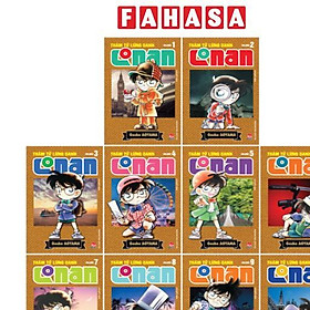 Sách - Combo Manga - Thám Tử Lừng Danh Conan : Tập 1 - 10 - Bản Nâng Cấp (Bộ 10 Tập)