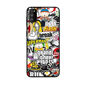 Ốp Lưng in cho Samsung Galaxy M30s Mẫu Tiểu Tiết Logo - Hàng Chính Hãng