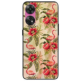 Ốp lưng dành cho Oppo Reno 8T 4G - Reno 8T 5G - Reno 10 5G - Reno 10 Pro 5G - Hoa Và Hạc 2 - Hàng Chính Hãng