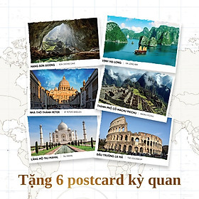 Bưu thiếp kỳ quan thế giới ( bộ 6 ảnh ) - Nhà Sách Á Châu