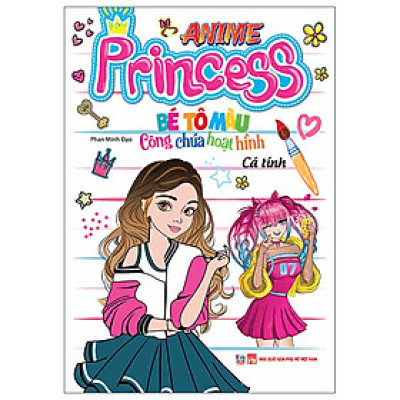 Bộ Sách Bé Tô Màu Anime Princess