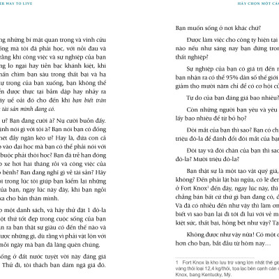 Hãy Chọn Một Cách Sống (A Better Way To Live)
