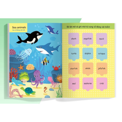 Sách - Lật Mở Từ Vựng Tiếng Anh Đầu Tiên Cho Bé - Cuốn 3 - Megabook