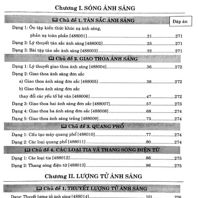 Tuyển Chọn 2000 Bài Sóng Ánh Sáng, Lượng Tử Ánh Sáng Và Hạt Nhân Nguyên Tử
