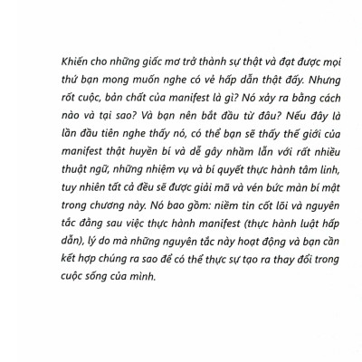 Nhập Môn Manifest (BÌA MỀM) - AZ